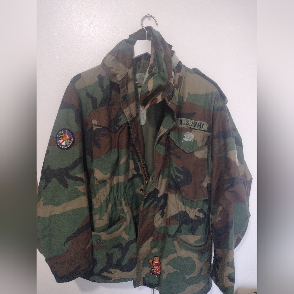 Vintage US Army M65 Cold Weather Field Jacket Coat